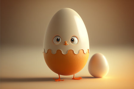 Cute Egg Character, Cute Egg Characterの素材