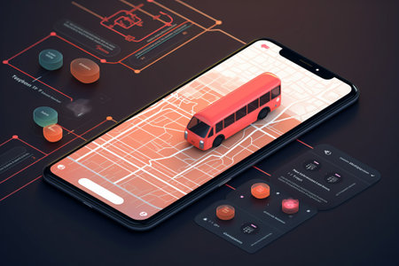 Urban public transport traffic tracking applicationの素材