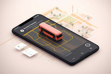 Urban public transport traffic tracking applicationの素材