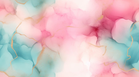 Watercolor abstract background. Alcohol ink texture. Colorful vector illustration.のイラスト素材