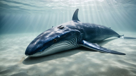 Whale shark swimming underwater in the sea. Underwater world.の素材