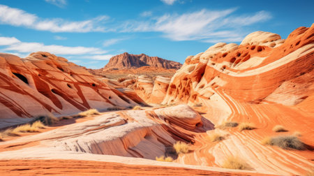 The Valley of Fire State Park in Nevada, United States of Americaの素材