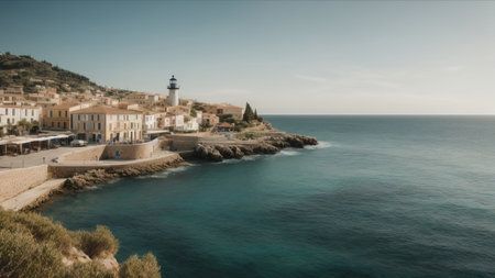 Panoramic view of the port of Castellammare del Golfoの素材