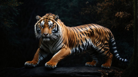 Siberian Tiger (Panthera tigris altaica)の素材