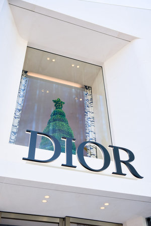 DIOR store facade Rodeo Drive Beverly Hills November 27 2025のeditorial素材