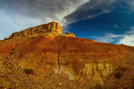 Canyon at sunset. South Australia