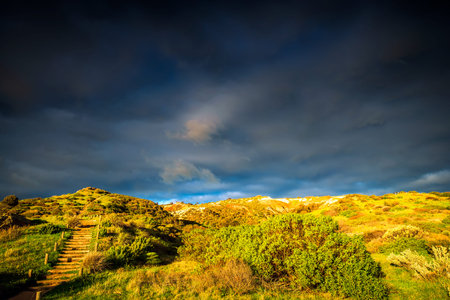 Hallett Cove landscape at sunset, South Australia