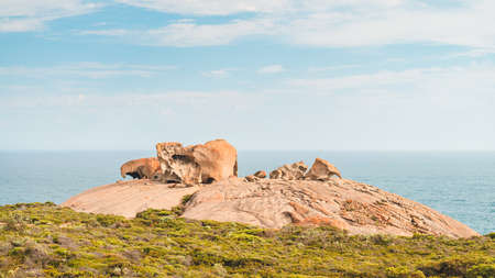 Iconic Remarkable Rocks  on Kangaroo Island, South Australiaの写真素材