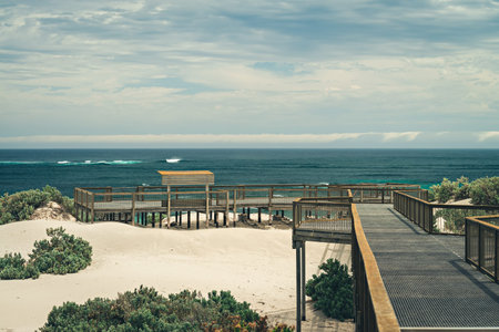 Seal Bay lookout on Kangaroo Island on a day, Kangaroo Island, South Australia