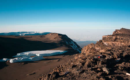 mount Kilimanjaro, Moshiの写真素材