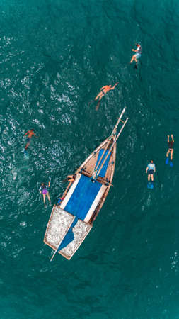 fishermen's dhow in stone town, Zanzibarの写真素材
