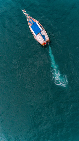 fishermen's dhow in stone town, Zanzibar