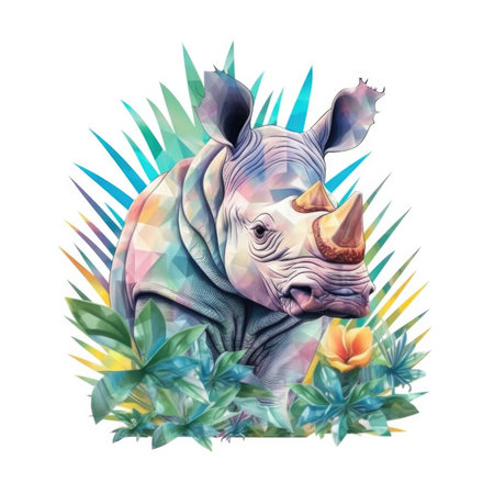 African animals trendy stickers. Cool vector design for tshirts and accessoriesの素材