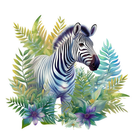 African animals trendy stickers. Cool vector design for tshirts and accessoriesの素材