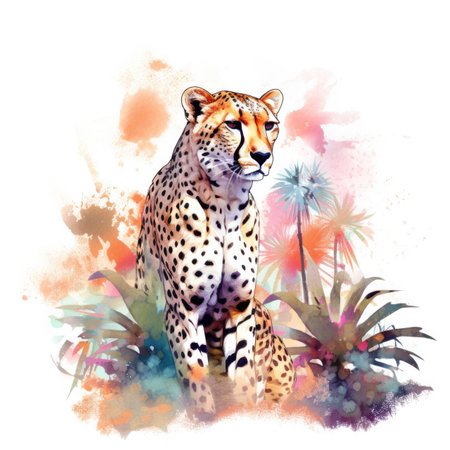 African animals trendy stickers. Cool vector design for tshirts and accessoriesの素材