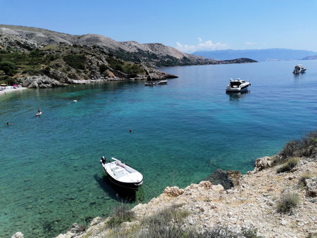 Beautiful bay, the island of Krk!