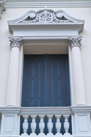 Vintage door of Historic Building  in Phra Kaew Temple, Bangkok Thailand, Public art の写真素材