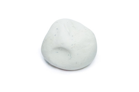 Colorful plasticine. white on a white background.の写真素材