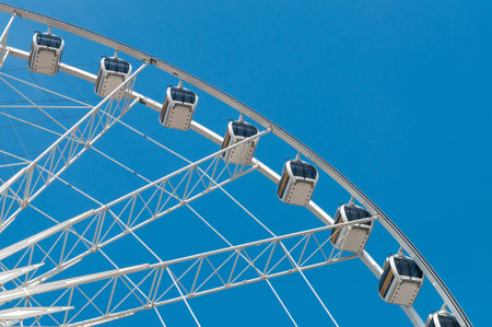 Ferris is a player. A large circular steel structure.