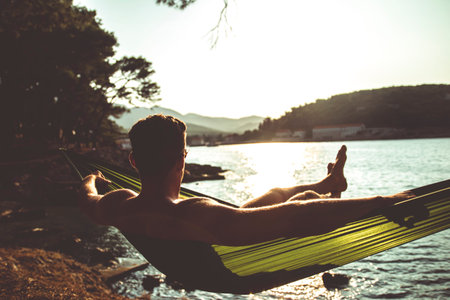 Just chilling in hammock