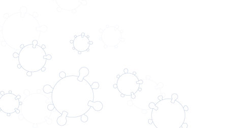 Illustration of corona virus. Medical backgroundのイラスト素材
