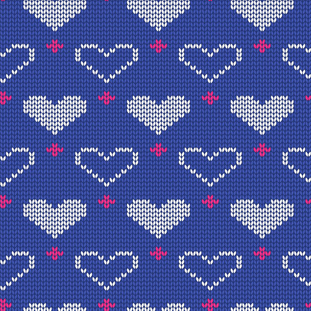 Knitted seamless pattern for sweater. vectorのイラスト素材