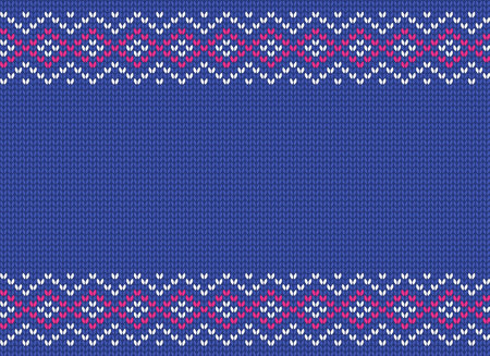 Knitted seamless pattern for sweater. vectorのイラスト素材