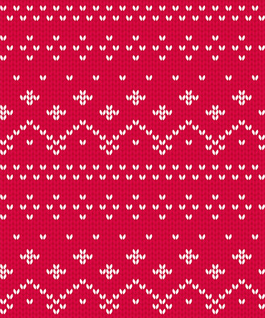 Knitted seamless pattern. Vectorのイラスト素材