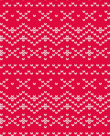 Knitted seamless pattern. Vectorのイラスト素材