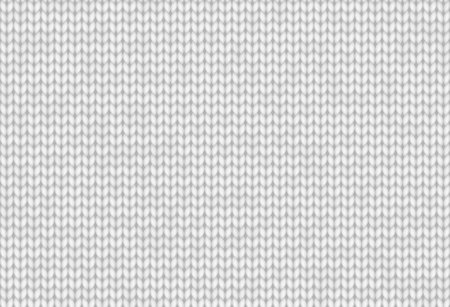 White realistic knitted texture. seamless patternのイラスト素材