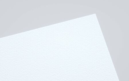 A4 Flyer / Letterhead Mock-Up - Close-Up. 3D Illustrationの写真素材