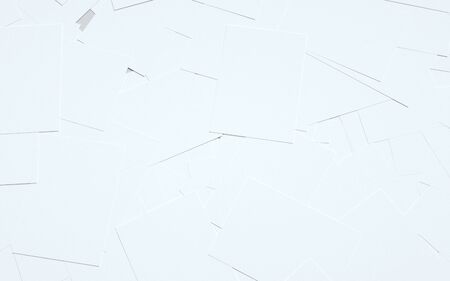 A5 Flyer / Brochure Mock-Up - Multiple Flyers. 3D Illustrationの写真素材