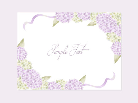 Elegant and beautiful frames of flowers and leavesのイラスト素材