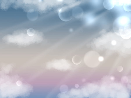 Sky background with beautiful gradientのイラスト素材