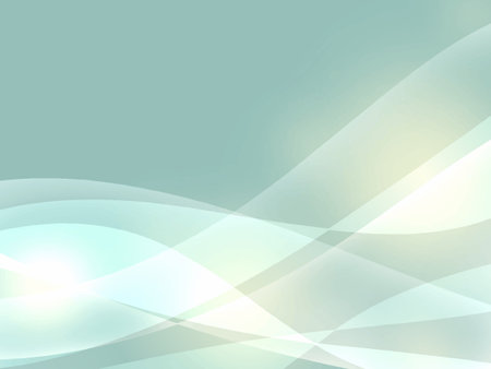 Beautiful waves and abstract background of lightのイラスト素材