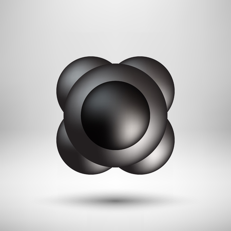 Black premium bubble badgeのイラスト素材
