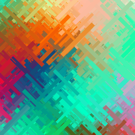 Color glitch background, distortion effect, abstract texture, random diagonal lines for design concepts, posters, wallpapers, presentations and prints.  illustration.のイラスト素材