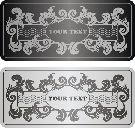 Label for placing of a firm logo of the companyのイラスト素材