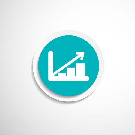 Infographic chart  vector icon vector graph market businessのイラスト素材