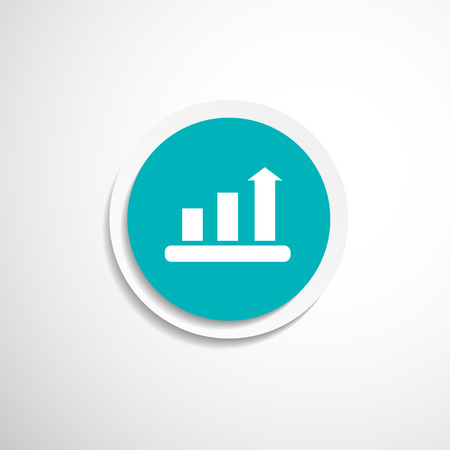 Infographic chart  vector icon vector graph market businessのイラスト素材