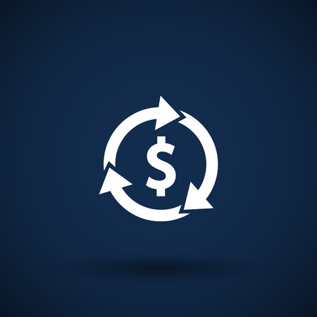 Arrow and money Vector version also availableのイラスト素材