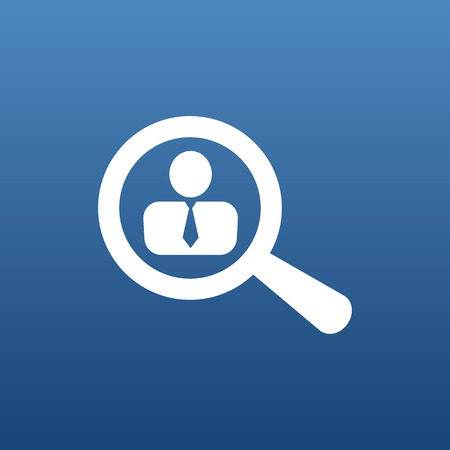Search people icon human recruitment business symbolのイラスト素材