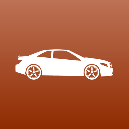 automobile icon car vector vehicle illustration automotiveのイラスト素材