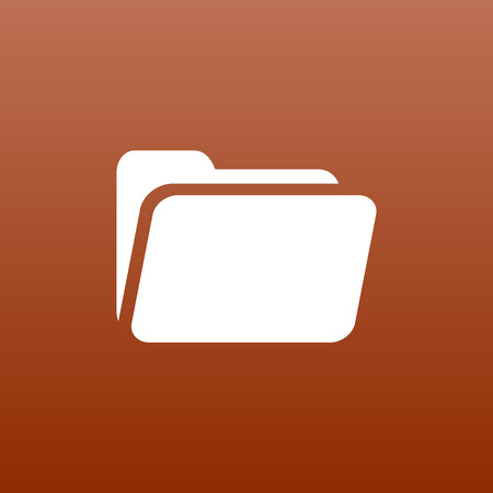 circle icon vector folder binder isolated file document directoryのイラスト素材