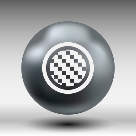 Apps metal-carbon icon carbon fiber vector black background iron icon.のイラスト素材