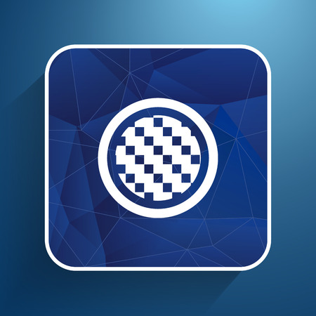 Apps metal-carbon icon carbon fiber のイラスト素材