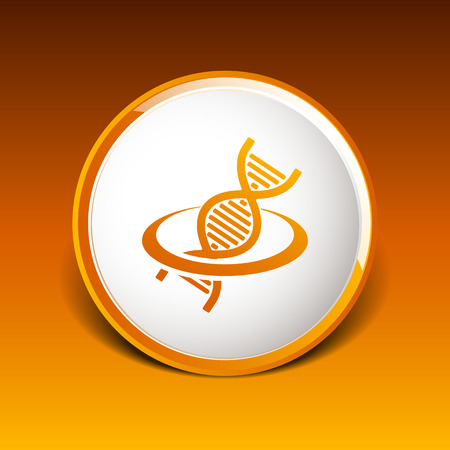 dna icon  life strand symbol curve graphic genetic.のイラスト素材