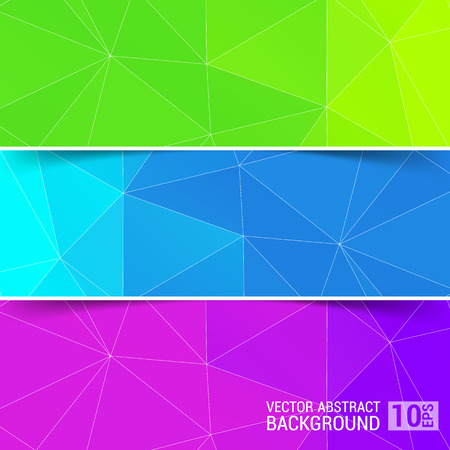 Abstract Geometric backgrounds. Polygonal vector design color.のイラスト素材