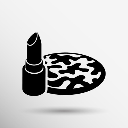 Closeup of a camouflage concealer stick facial blemishes.のイラスト素材