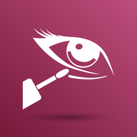 Closeup photo of a concealer stick to conceal under-eye circles or facial blemishes, isolated on white.のイラスト素材